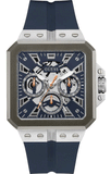 Guess GW0637G1 Leo Chronograph Men’s Watch – Navy Blue Dial & Blue Silicone Strap