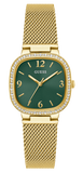 Guess GW0354L5 Women's Watch – Green Dial & Gold Mesh Strap