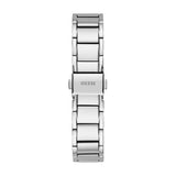 Guess Solstice Diamonds Silver Dial Silver Steel Strap Watch for Women - GW0403L1