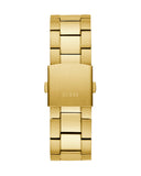 Guess Edge Chronograph Black Dial Gold Steel Strap Watch For Men - GW0539G2