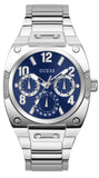 Guess GW0624G1 Prodigy Chronograph Men's Watch – Blue Dial & Silver Steel Bracelet