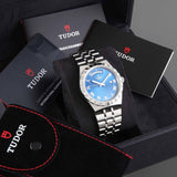 Tudor M28600-0005 Royal Automatic Men's Watch – Blue Dial & Silver Steel Strap