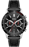 Hugo Boss 1513920 Allure Men's Watch – Black Dial & Black Leather Strap