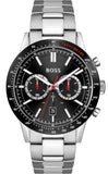 Hugo Boss 1513922 Allure Chronograph Men's Watch – Black Dial & Silver Steel Bracelet