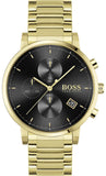 Hugo Boss 1513781 Integrity Chronograph Men's Watch – Grey Dial & Gold Steel Bracelet