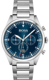 Hugo Boss 1513867 Pioneer Men's Watch – Blue Dial & Silver Steel Bracelet