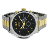 Hugo Boss Professional Black Dial Two Tone Steel Strap Watch for Men - 1513529