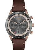 Hugo Boss 1513861 Santiago Chronograph Men's Watch – Grey Dial & Brown Leather Strap