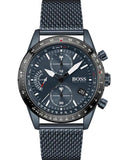 Hugo Boss 1513887 Pilot Edition Men's Watch – Blue Dial & Blue Mesh Bracelet