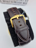 Fossil FS5763 Neutra Chronograph Men’s Watch – Brown Dial & Brown Leather Strap