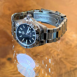 Tag Heuer Aquaracer Quartz Women's Watch WBD1410.BA0741 – Black Dial with Silver Steel Strap