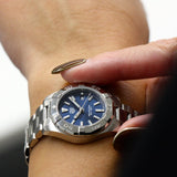 Tag Heuer Aquaracer Women's Watch WBD1412.BA0741 – Blue Dial with Silver Steel Strap