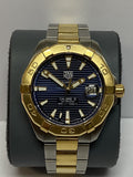 Tag Heuer Aquaracer Calibre 5 Women's Watch WBD2120.BB0930 – Blue Dial with Two-Tone Steel Strap