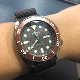 Seiko 5 Sports SRPD85K1 Automatic Men's Watch – Brown Dial & Brown Nylon Strap