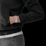 Tissot T137.210.11.331.00 PRX Quartz Women's Watch – Pink Dial & Silver Steel Strap