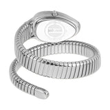 Just Cavalli Serpente Metallica Silver Dial Silver Steel Strap Watch for Women - JC1L208M0015