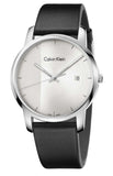 Calvin Klein K2G2G1CX City Men's Watch – Silver Dial & Black Stainless Steel Strap