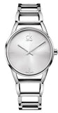 Calvin Klein K3G2312W Stately Women's Watch – Silver Dial with Stainless Steel Strap