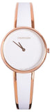 Calvin Klein K4E2N616 Seduce Quartz Women's Watch – White Dial & Two-Tone Stainless Steel Strap