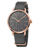 Calvin Klein K7B216P3 Even Men's Watch – Grey Dial with Matching Grey NATO Strap