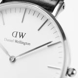 Daniel Wellington Classic Glasgow White Dial Two Tone NATO Strap Unisex Watch - DW00100047
