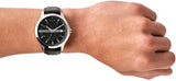 Armani Exchange Hampton AX2101 Men's Chronograph Watch – Classic Black Dial with Black Leather Strap