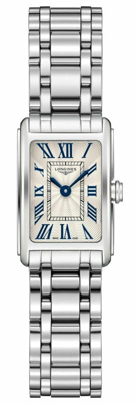 Longines Dolcevita White Dial Silver Steel Strap Watch for Women - L5.258.4.71.6