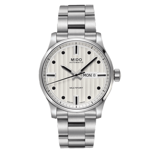 Mido Multifort Automatic Silver Dial Silver Steel Strap Watch For Men - M005.430.11.031.80