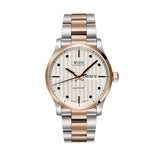 Mido Multifort Automatic Silver Dial Two Tone Steel Strap Watch For Men - M005.430.22.031.80