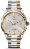 Tudor M12713-0003 Style Automatic Men's Watch – Silver Dial & Two Tone Steel Strap