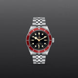 Tudor Black Bay Black Dial Silver Steel Strap Watch for Men - M7941A1A0RU-0003