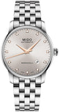 Mido M8600.4.67.1 Baroncelli III Automatic Men's Watch – Silver Dial & Silver Steel Strap