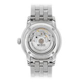 Mido Baroncelli II Automatic White Dial Silver Steel Strap Watch For Men - M8600.4.26.1