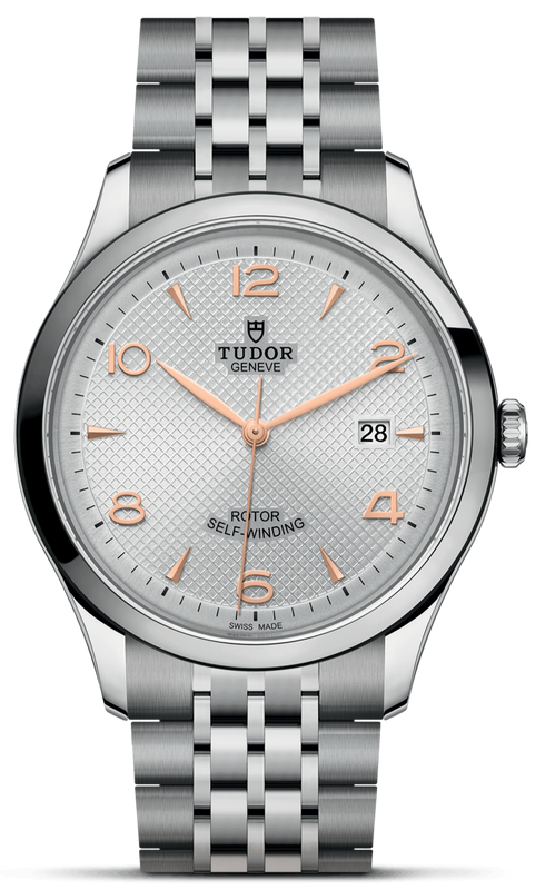 Tudor 1926 Automatic Silver Dial Silver Steel Strap Watch for Men - M91650-0001