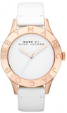 Marc Jacobs MBM1201 Blade Women's Watch – White Dial & White Leather Strap