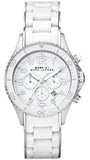 Marc Jacobs MBM2545 Rock Women's Watch – White Dial & White Silicone Strap
