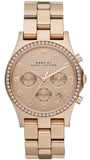 Marc Jacobs MBM3118 Henry Chronograph Women’s Watch – Rose Gold Dial & Rose Gold Steel Strap