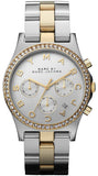 Marc Jacobs MBM3197 Henry Chronograph Women’s Watch – Silver Dial & Two-Tone Steel Strap