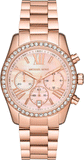 Michael Kors MK7242 Lexington Chronograph Women's Watch – Rose Gold Dial & Rose Gold Steel Strap