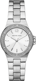 Michael Kors MK7280 Lennox Three-Hand Women's Watch – Silver Dial & Silver Steel Strap
