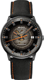 Mido M021.407.37.411.00 Commander Automatic Men's Watch – Gradient Black Dial & Black Nylon Strap