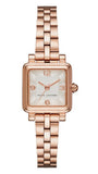 Marc Jacobs MJ3530 Vic Quartz Women's Watch – Silver Dial & Rose Gold Steel Strap