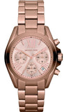 Michael Kors MK5799 Bradshaw Chronograph Women's Watch – Rose Gold Dial & Rose Gold Steel Bracelet