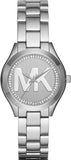 Michael Kors MK3548 Mini Slim Runway Women's Watch – Silver Dial & Silver Steel Bracelet