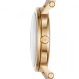 Michael Kors Norie Gold Dial Two Tone Steel Strap Watch for Women - MK3586