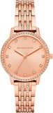 Michael Kors MK4369 Melissa Three-Hand Quartz Women's Watch – Rose Gold Dial & Rose Gold Steel Strap
