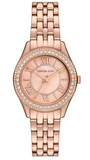 Michael Kors MK4845 Harlowe Three-Hand Quartz Women's Watch – Rose Gold Dial & Rose Gold Steel Strap