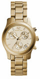 Michael Kors MK5384 Runway Quartz Women's Watch – Gold Dial & Gold Steel Bracelet