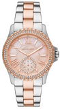 Michael Kors MK7402 Everest Three-Hand Quartz Women's Watch – Rose Gold Dial & Two-Tone Steel Strap