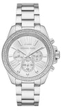 Michael Kors MK7429 Wren Chronograph Women's Watch – Silver Dial & Silver Steel Bracelet